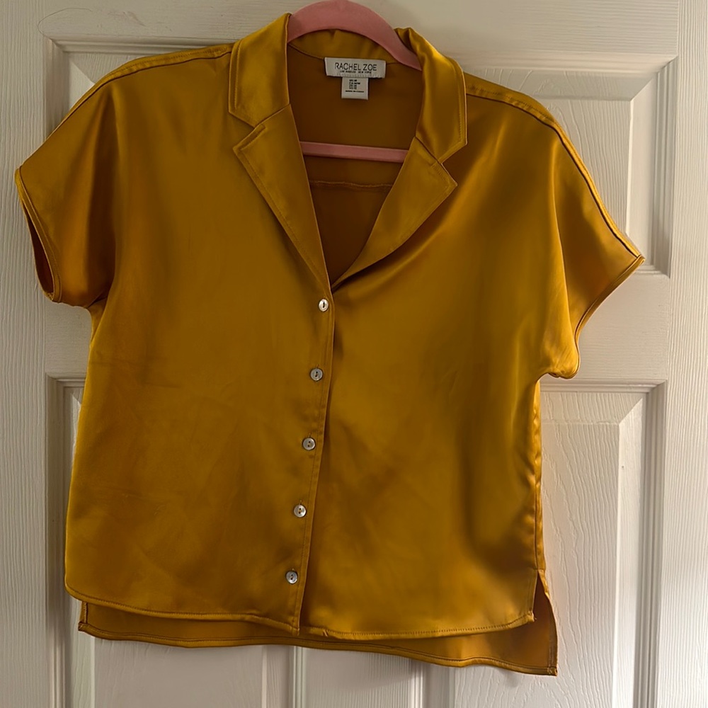 Rachel Zoe satin top